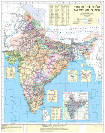 Indian Railway Atlas & Map